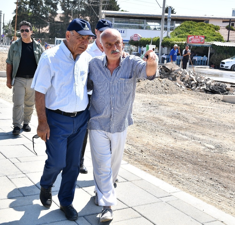 Başkan Kocaoğlu’ndan Sahilevlerinde inceleme