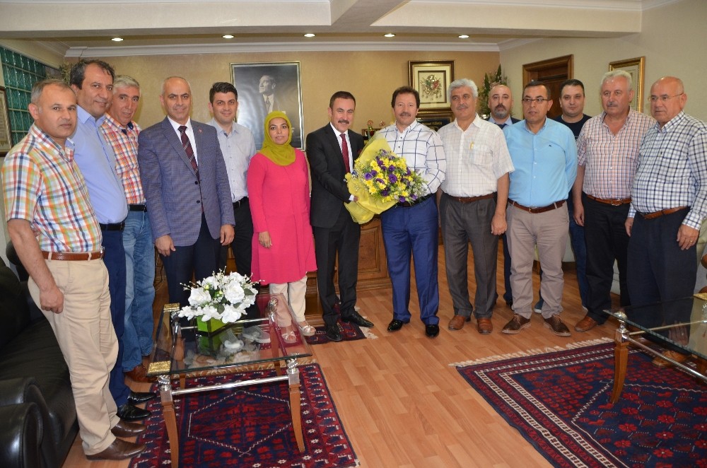 AHİD Başkanı Yaman’dan Ankaragücü Başkanı Yiğiner’e ziyaret