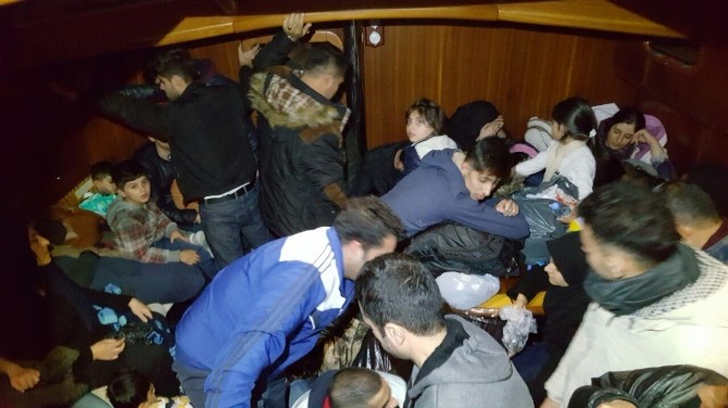 Sahil Güvenlik Komutanlığı, 1 haftada 452 göçmen yakaladı