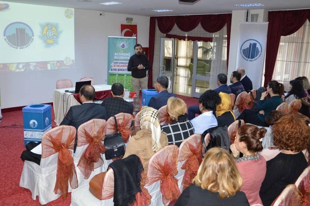 Altındağ Belediyesinden temizlik semineri
