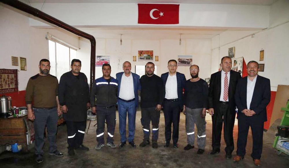 Başkan Duruay, Milletvekili Aydın ile esnafı ziyaret etti
