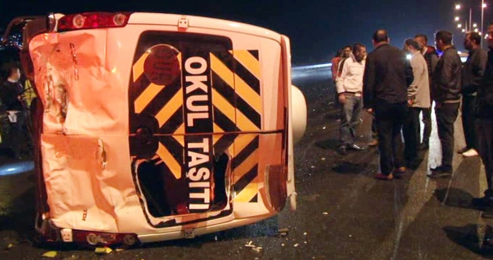 Başkent’te 10 araç birbirine girdi: 7 yaralı