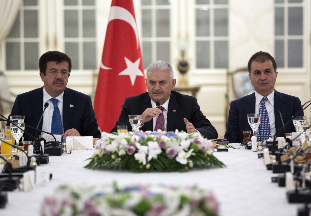 Başbakan Yıldırım, 19 Alman firmasının yetkilileri ile görüşüyor