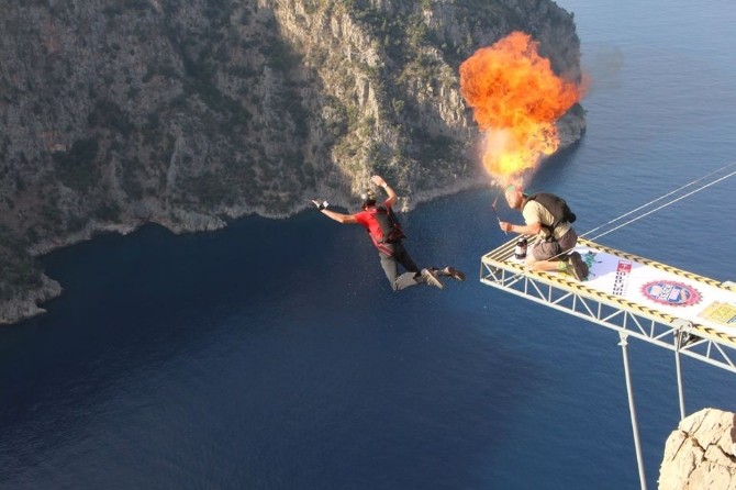 Kelebekler Vadisi adrenalin tutkunlarını ağırladı