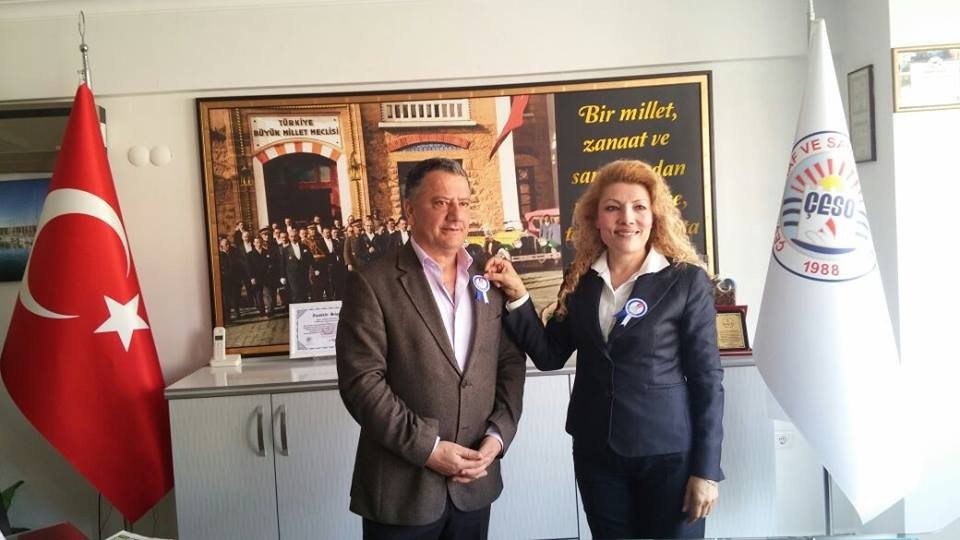 Çeşme Vergi Dairesi Müdüründen esnaf odalarına ziyaret