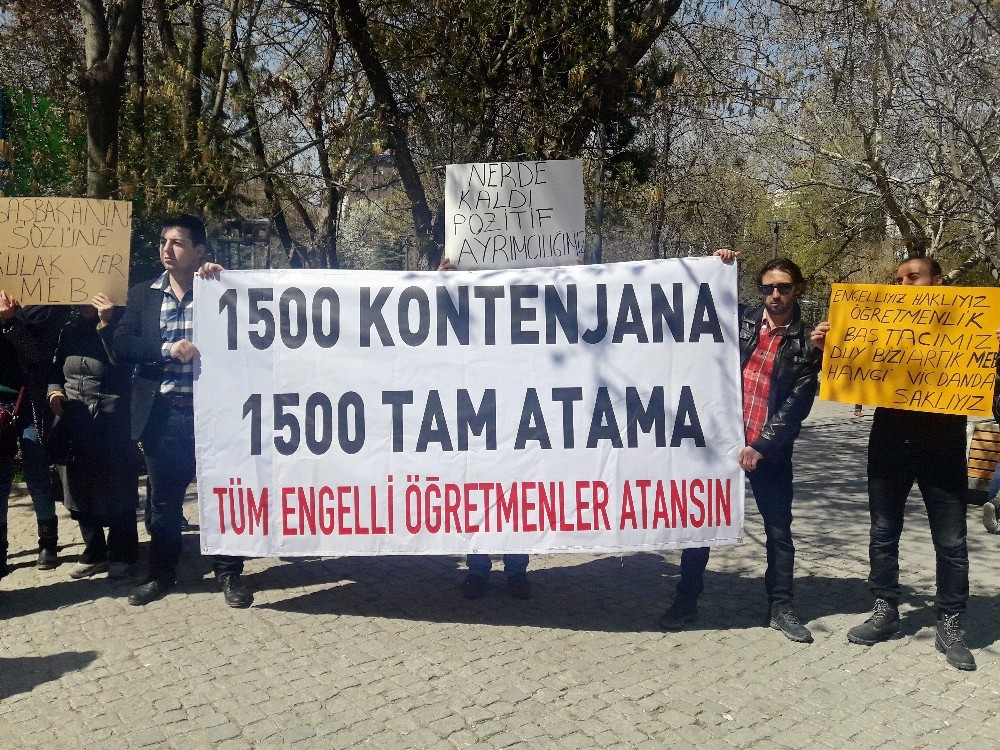 Engelli Öğretmenler atama istedi
