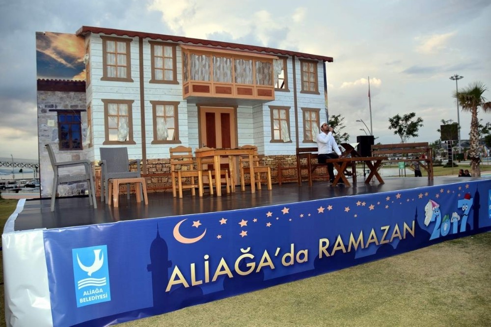 Aliağa’da ilk iftar yapıldı