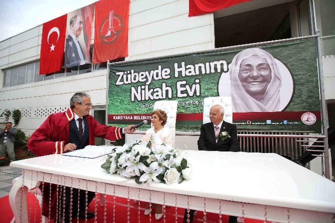 Karşıyaka Nikah sarayına Zübeyde Hanım’ın adı verildi