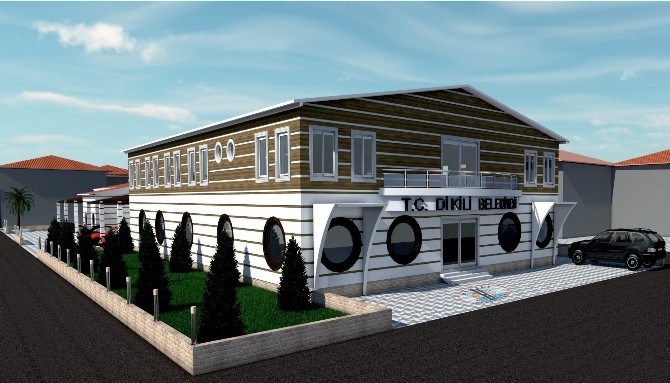 DİKİLİ NİHAYET ÇOK AMAÇLI SALONA KAVUŞUYOR