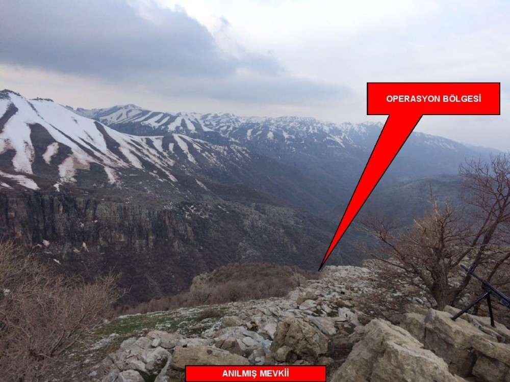 Cudi Dağı’nda 11 sığınak ve mağara imha edildi
