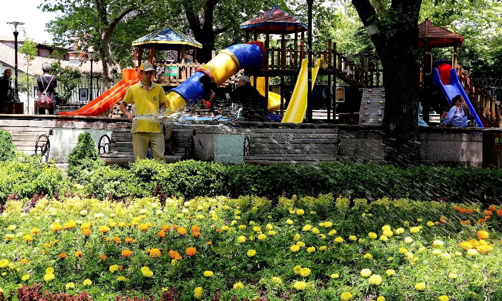 Kuğulupark’a 10 bin çiçek