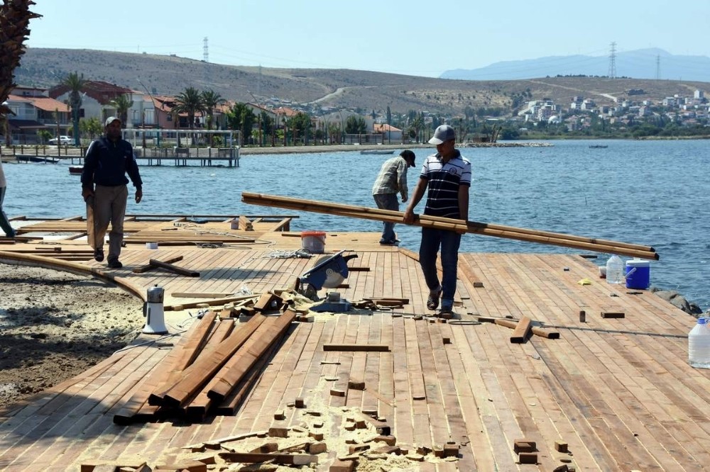 Yeni Şakran sahil ve plaj projesinde sona doğru