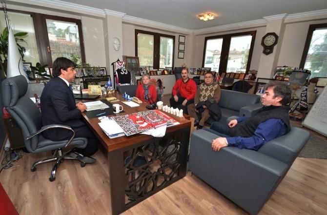 Başkan Demirağ’a Foça ADD’den ziyaret
