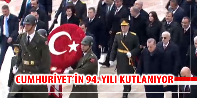 Cumhuriyetin 94. yılı coşkuyla kutlanıyor