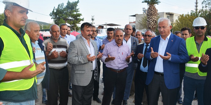 YAZIBAŞI MEYDAN PROJESİ DUALARLA BAŞLADI