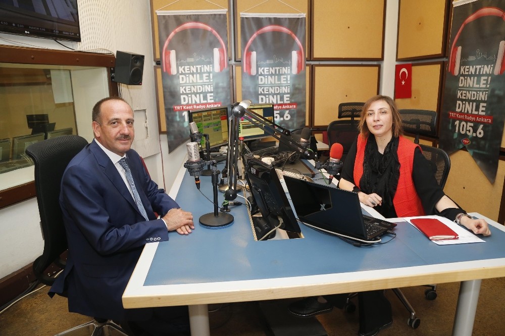 Başkan Duruay, “TRT Kent Radyo Ankara”nın konuğu oldu