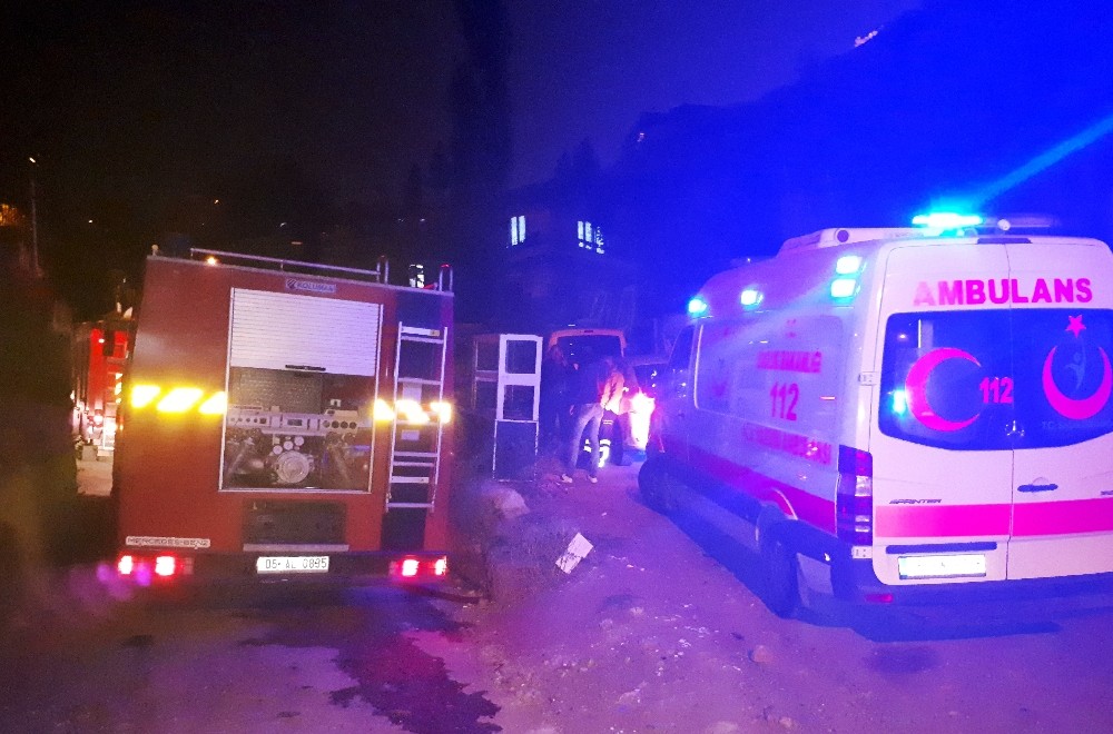 Başkent’te gecekondu yangını