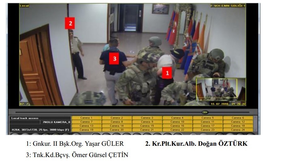 Darbe sanığı Öztürk’ten Yaşar Güler’in derdest edilme anına ait fotoğraflara kaçamak cevap