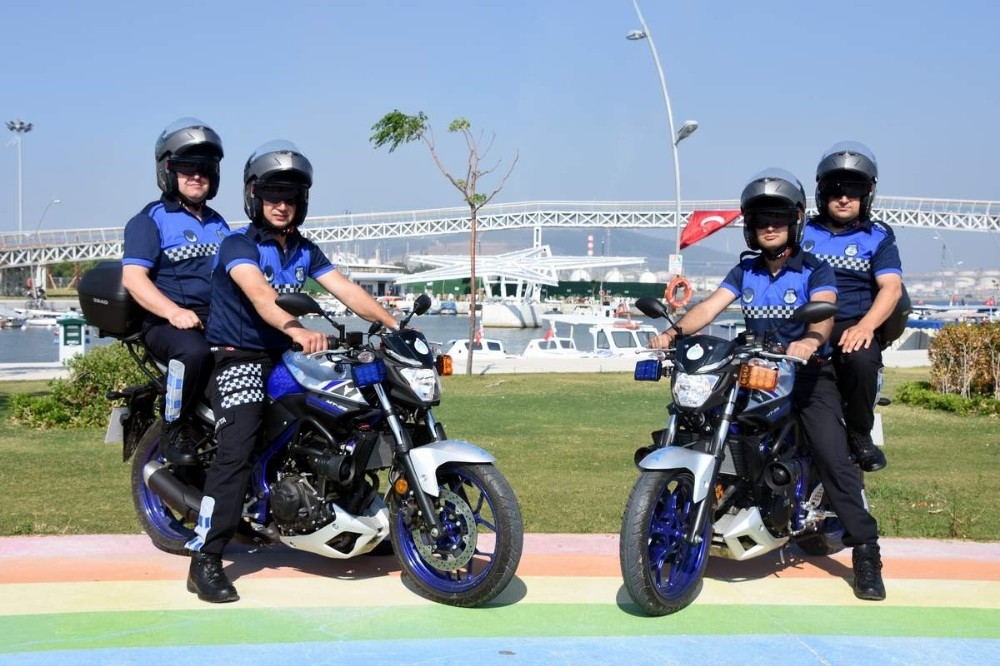 Aliağa’da motorize zabıta mesaiye başladı