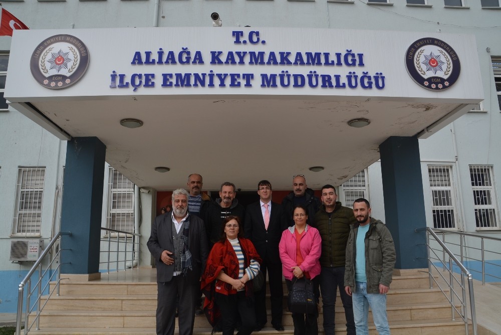 Gazetecilerden yeni Emniyet Müdürüne ziyaret