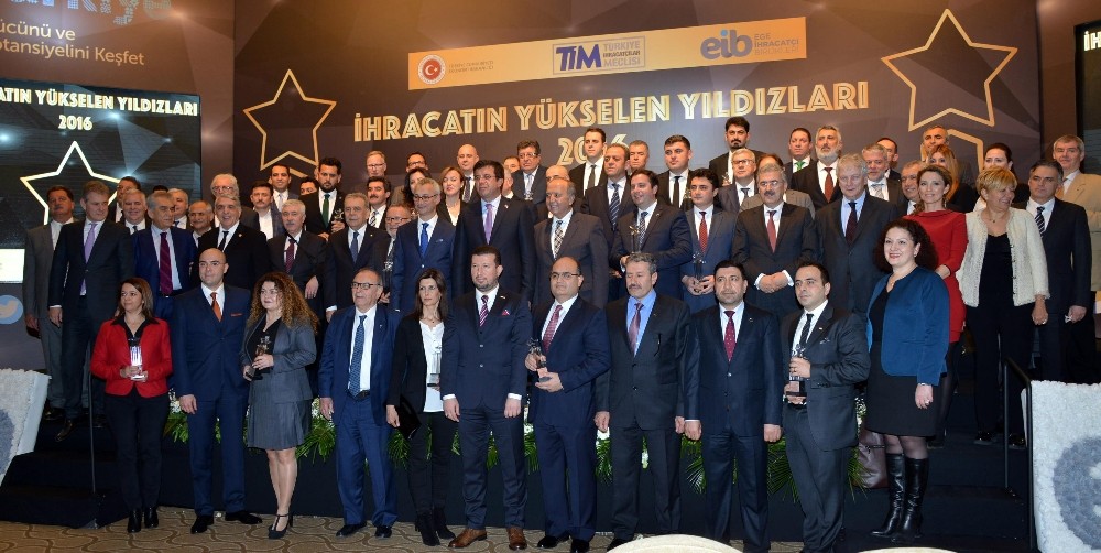 Egeli ihracat şampiyonlarına ödülleri Bakan Zeybekci’den