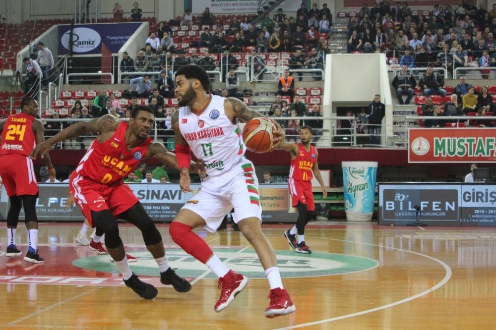 Basketbol Şampiyonlar Ligi: Pınar Karşıyaka: 79 - UCAM Murcia: 72