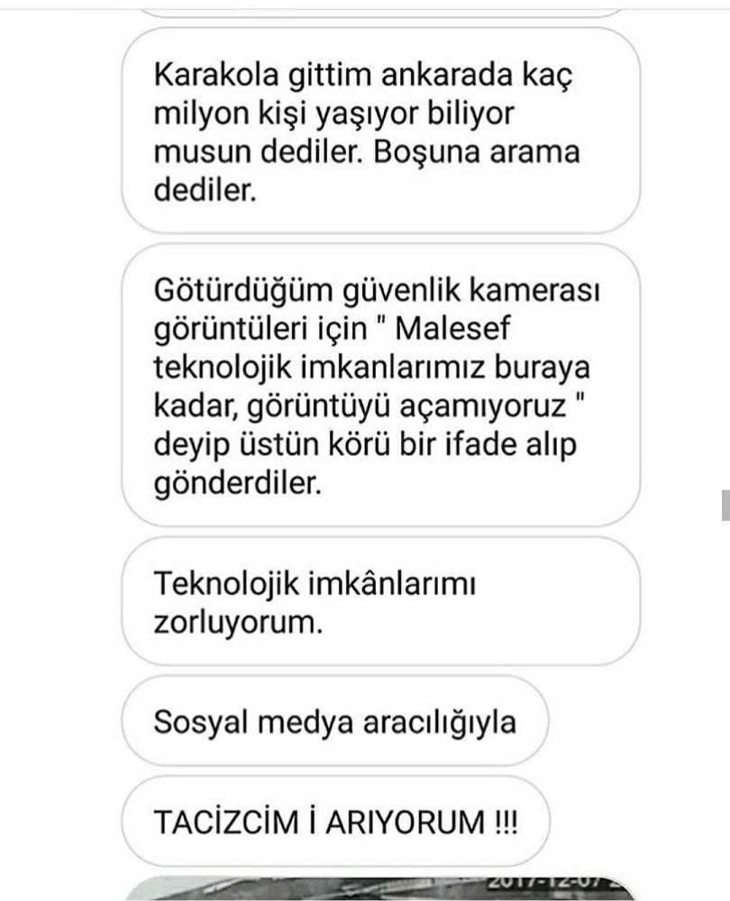 Tacizcisini sosyal medyadan arıyor