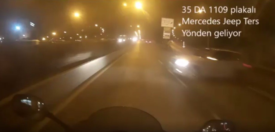 Ters yönden gelen cip motosikletliye çarpıp kaçtı