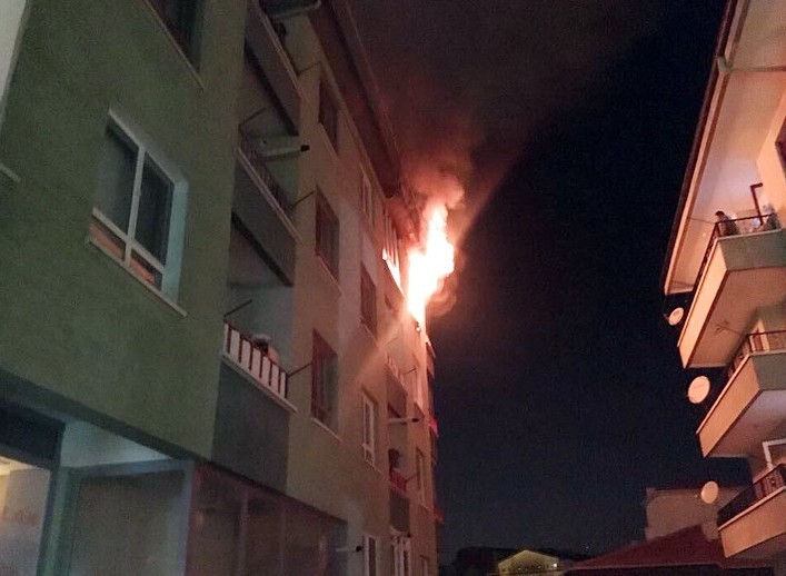 Başkent’te korkutan yangın