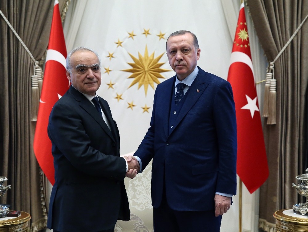 Cumhurbaşkanı Erdoğan, BM Genel Sekreterinin Libya Özel Temsilcisini kabul etti