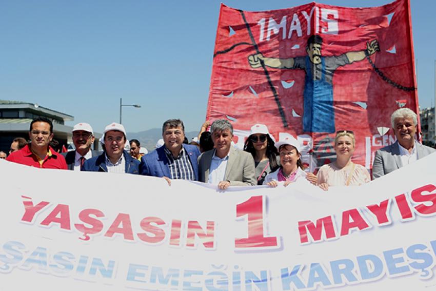 Başkan Atila emekçileri yalnız bırakmadı