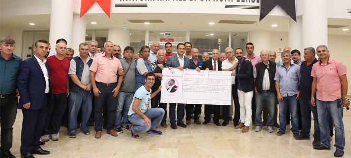 37 AMATÖRE 207 BİN TL DESTEK