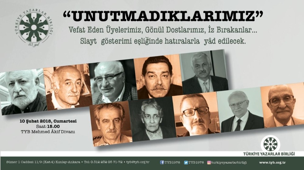 TYB’den 40’ıncı yıla özel etkinlikler