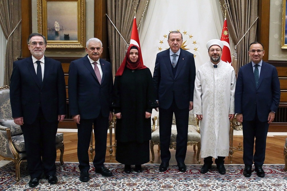 Cumhurbaşkanı Erdoğan, Diyanet İşleri Başkanı Erbaş’ı kabul etti