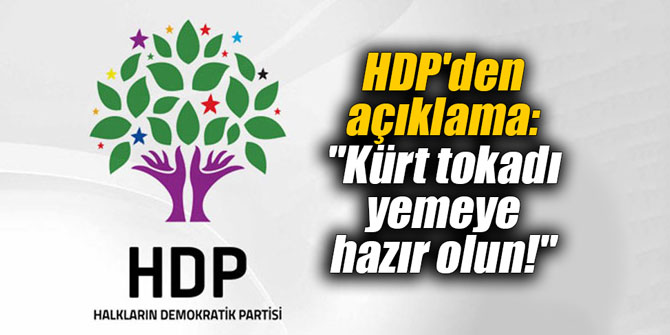 HDP'den açıklama: