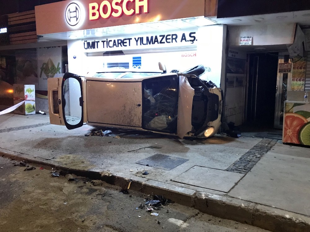 KONTROLDEN ÇIKTI MAĞAZAYA DALDI!