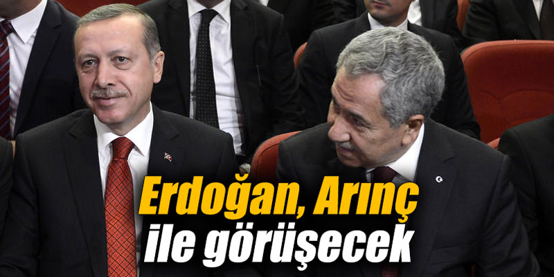 Cumhurbaşkanı Erdoğan, Bülent Arınç ile görüşecek