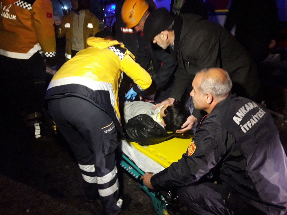 Başkent’te trafik kazası: 6 yaralı