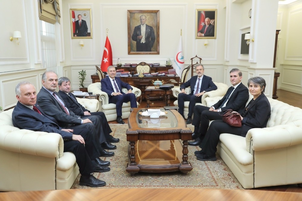 Sağlık Bakanı Ahmet Demircan TTB Heyetini kabul etti