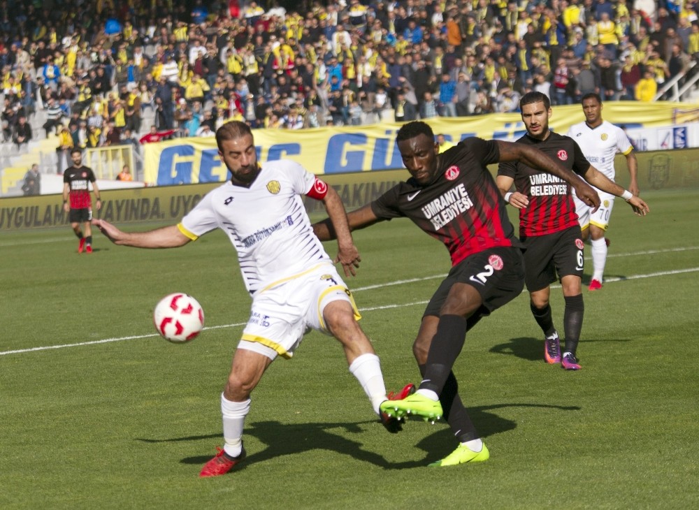 TFF 1. Lig: MKE Ankaragücü: 2 - Ümraniyespor: 1