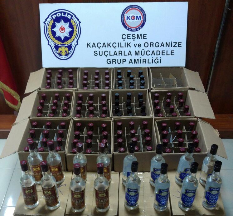 Yılbaşı öncesi bandrolsüz içki operasyonu