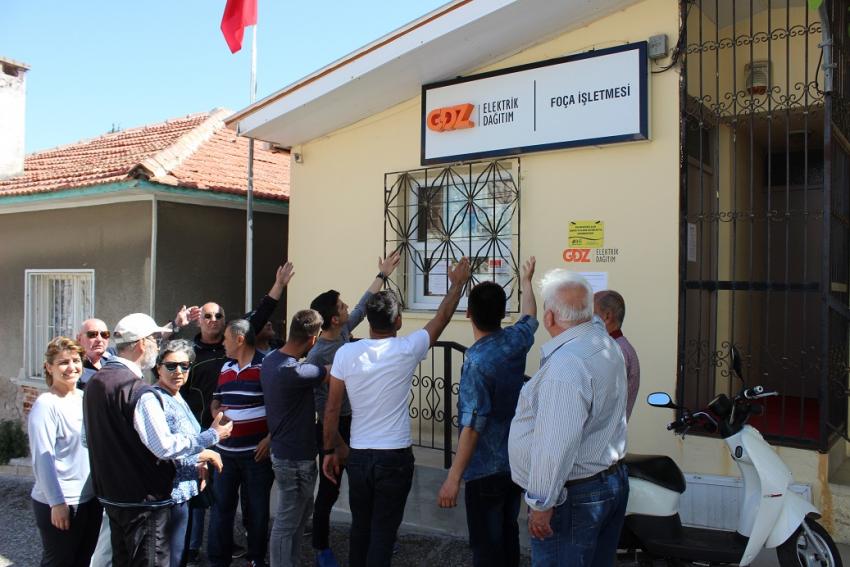Gediz Elektrik Dağıtım, Foça Şubesini Kapattı.