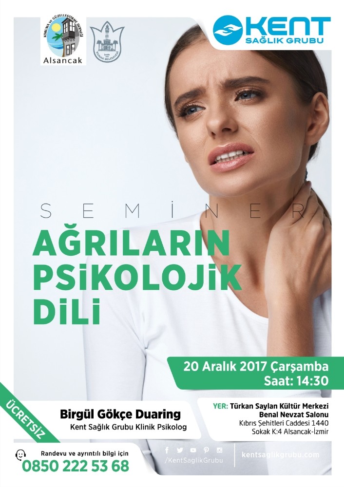 Ağrılarını yönetmek isteyenlere önemli seminer