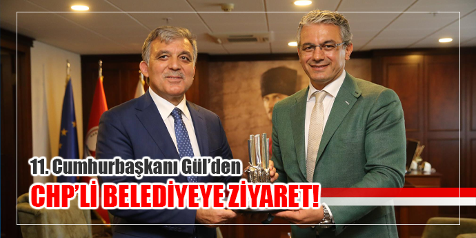 KARŞIYAKA BELEDİYESİNİ ZİYARET ETTİ, BAŞKANI KUTLADI!