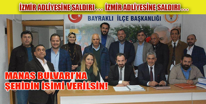 MANAS BULVARI'NA ŞEHİDİN İSMİ VERİLSİN!