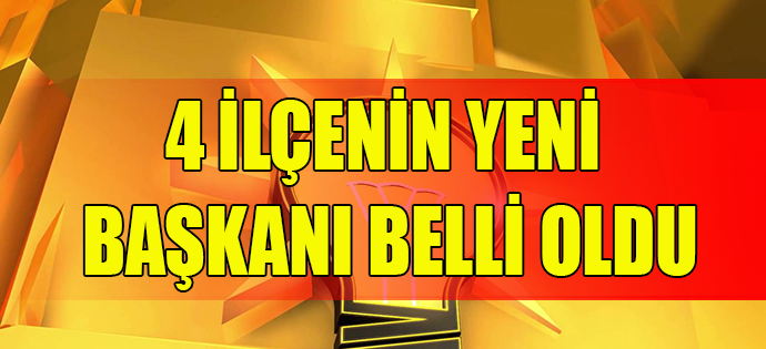 FLAŞ! İZMİR'DE 4 İLÇEYE BAŞKAN ATANDI
