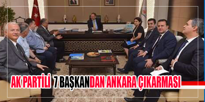 AK Parti’li başkanlar, projelerle Ankara’ya gitti