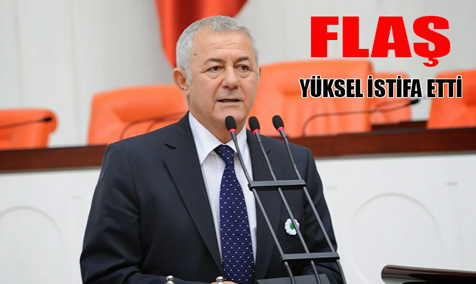 FLAŞ...CHP İl Başkanı Alaattin Yüksel istifa etti