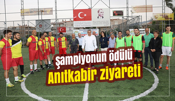 Şampiyonun ödülü Anıtkabir ziyareti