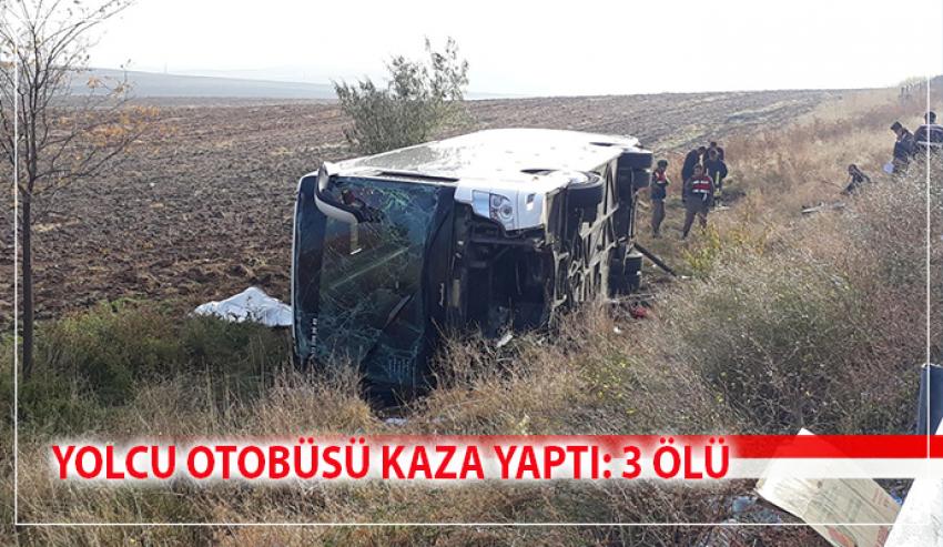 BAŞKENTTE YOLCU OTOBÜSÜ DEVRİLDİ!
